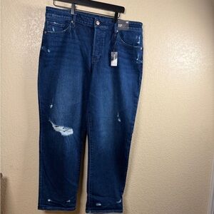 Express Women's  Distressed Blue Jeans